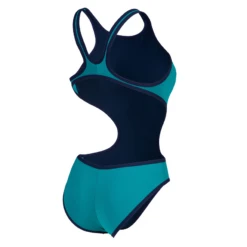 Womens Arena One Biglogo Swimsuit – Green -Arena 001198 650 W ARENA ONE BIGLOGO ONE PIECE 004 BR S