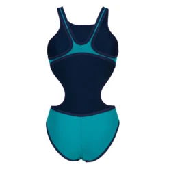 Womens Arena One Biglogo Swimsuit – Green -Arena 001198 650 W ARENA ONE BIGLOGO ONE PIECE 006 B S