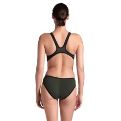 Womens Arena One Biglogo Swimsuit – Dark Sage -Arena 001198 651 W ARENA ONE BIGLOGO ONE PIECE 02
