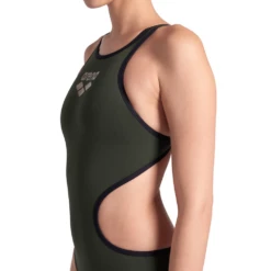 Womens Arena One Biglogo Swimsuit – Dark Sage -Arena 001198 651 W ARENA ONE BIGLOGO ONE PIECE 05