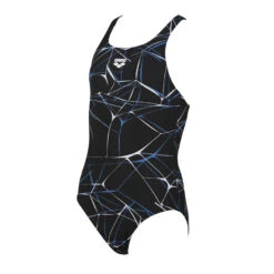 Arena Water Girls Black / Grey Swimsuit -Arena 001296 505 WATER FRONT2