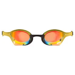 Gold Copper Arena Cobra Ultra Swipe Mirrored Goggles