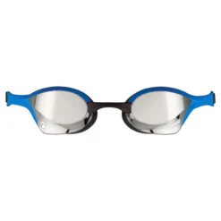 Blue Silver Arena Cobra Ultra Swipe Mirrored Racing Goggles