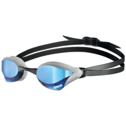 Blue Silver Arena Cobra Core Swipe Mirror Goggles