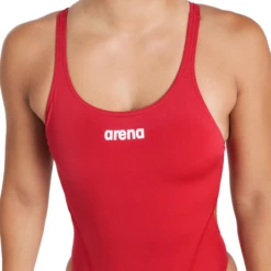 Arena Team Solid Tech Red Swimsuit 13 Arena Team Solid Tech Red Swimsuit -Arena 004763 450 WOMENS TEAM SWIMSUIT SWIM TECH SOLID 004 O