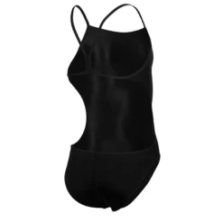 Arena Challenge Solid Girls Swimsuit – Black -Arena 004765 550 GIRLS TEAM SWIMSUIT CHALLENGE SOLID 004 BR S