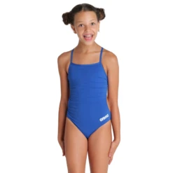 Arena Challenge Solid Girls Swimsuit – Royal -Arena 004765 720 GIRLS TEAM SWIMSUIT CHALLENGE SOLID 001 O