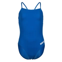 Arena Challenge Solid Girls Swimsuit – Royal -Arena 004765 720 GIRLS TEAM SWIMSUIT CHALLENGE SOLID 005 F S