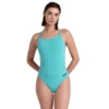 Arena Team Solid Challenge Turquoise Swimsuit -Arena 004766 850 WOMENS TEAM SWIMSUIT CHALLENGE SOLID 01