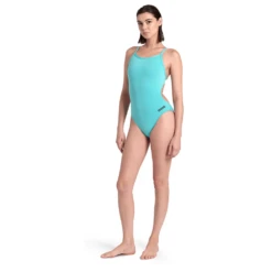Arena Team Solid Challenge Turquoise Swimsuit -Arena 004766 850 WOMENS TEAM SWIMSUIT CHALLENGE SOLID 03