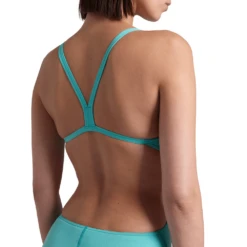 Arena Team Solid Challenge Turquoise Swimsuit -Arena 004766 850 WOMENS TEAM SWIMSUIT CHALLENGE SOLID 05