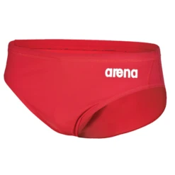 Arena Team Solid Red Brief 15 Arena Team Solid Red Brief -Arena 004773 450 MENS TEAM SWIM BRIEFS SOLID 001 FL S