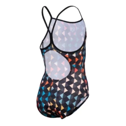 Arena Carnival Girls Black Swimsuit -Arena 005997 950 GIRL ARENA CARNIVAL SWIMSUIT LIGHTDROP BACK 004 BR S