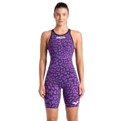 Arena Carbon Air 2 OB Kneesuit Leopard Violet