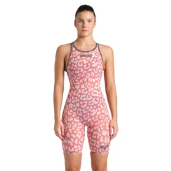 Arena Carbon Air 2 OB Kneesuit Leopard Geranium
