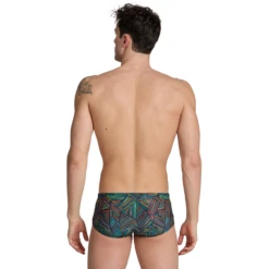 Arena Overview Multicoloured Low Waist Shorts -Arena 006668 550 MENS ARENA OVERVIEW SWIM LOW WAIST SHORT 002
