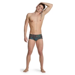 Arena Overview Multicoloured Low Waist Shorts -Arena 006668 550 MENS ARENA OVERVIEW SWIM LOW WAIST SHORT 003