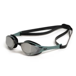 Arena Cobra Edge Swipe Mirrored Goggles – Silver / Sage