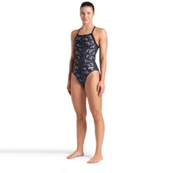 Arena Escape Lightdrop Black Swimsuit -Arena 007740 500 WOMENS ARENA ESCAPE SWIMSUIT LIGHTDROP BACK 003 Copy