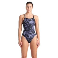 Arena Crackle Challenge Black Swimsuit