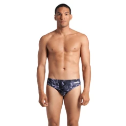 Arena Crackle Black Brief -Arena 007921 500 MENS ARENA TEAM CRACKLE SWIM BRIEFS 001