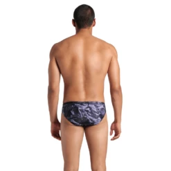 Arena Crackle Black Brief -Arena 007921 500 MENS ARENA TEAM CRACKLE SWIM BRIEFS 002