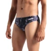 Arena Crackle Black Brief -Arena 007921 500 MENS ARENA TEAM CRACKLE SWIM BRIEFS 005