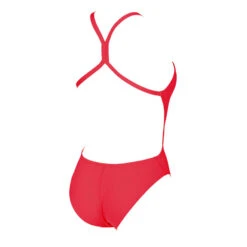 Arena ‘Solid Light Tech’ Fluo Red High Leg Swimsuit -Arena 2A243 476 SOLID LIGHT TECH HIGH BACK2