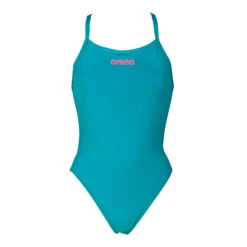 Arena 31 Arena ‘Solid Light Tech’ High Leg Green Swimsuit