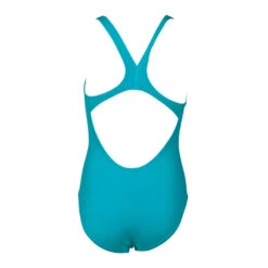 Arena Solid Pro Girls Green Swimsuit -Arena 2A263 649 SOLID SWIM PRO BACK