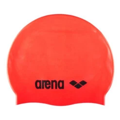 Arena Classic Silicone Swim Cap – Fluo Red